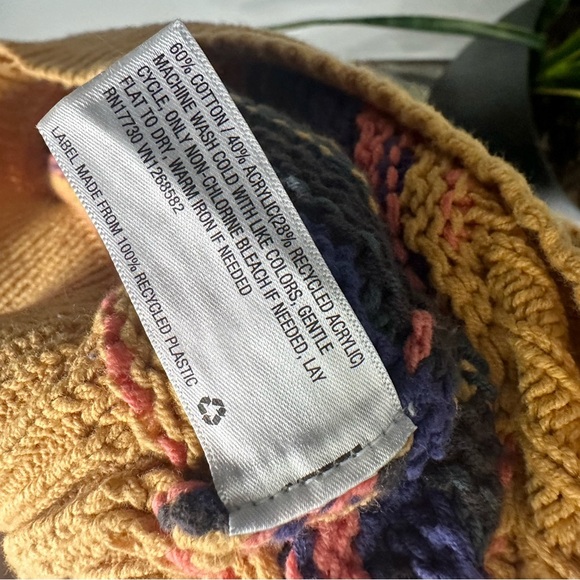 Multicolored striped sweater universal thread women’s XS - Picture 9 of 9